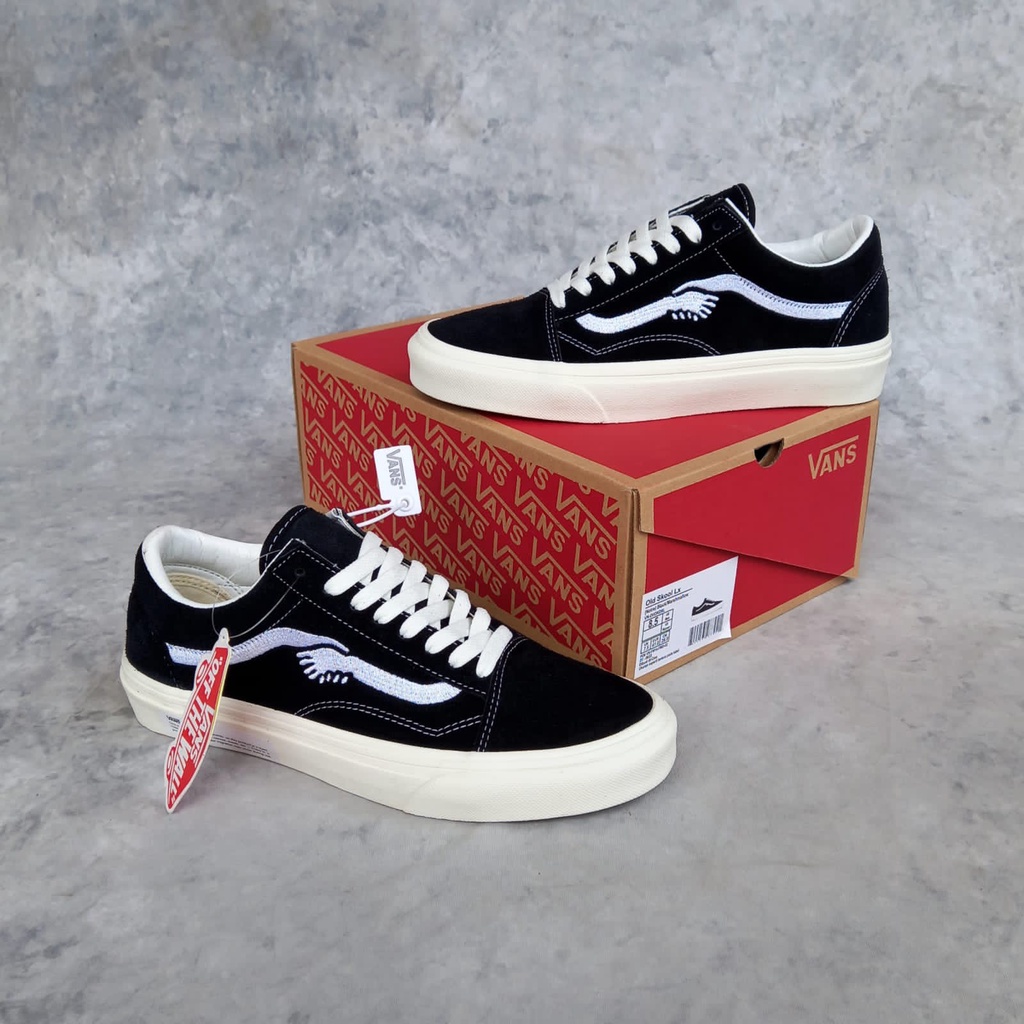 Vans Vault Og Oldskool Notre Lx negro blanco Premium zapatos para