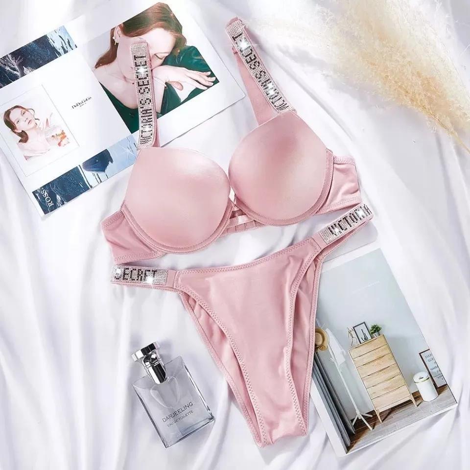 Victoria's Secret-Conjunto de lencería de talla grande para mujer