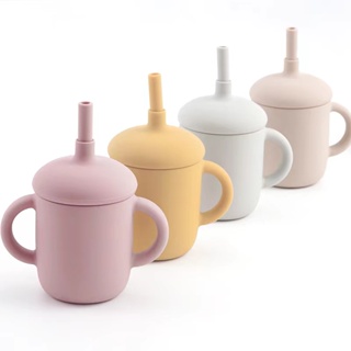 Baby Straw Cup, Taza Entrenamiento Portátil Niños, Taza Anti-caída