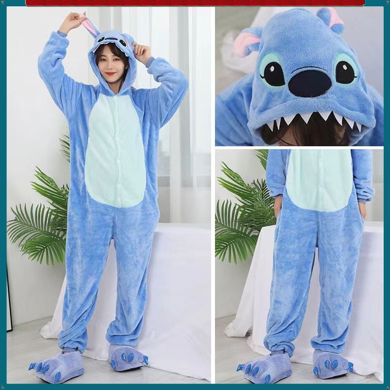 Stitch Disfraz Pijama Onesie Kigurumi Mono Ropa de dormir Animal