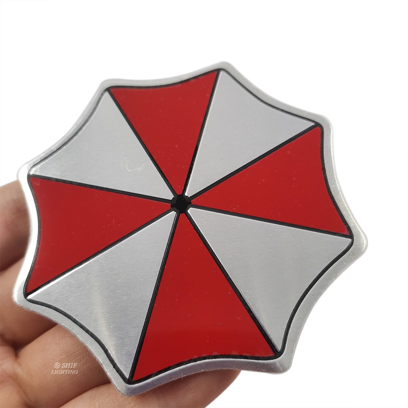 56 Mm 4 Unids/set Resident Evil Umbrella Tapas De Cubo De Rueda De Coche Pegatinas