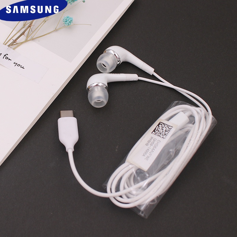 Auriculares con cable Usb tipo C para Samsung Galaxy Note S9, S8, S10 Plus,  S20, auriculares Ultra con cancelación de ruido y micrófono - AliExpress