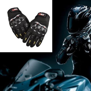 Scoyco Guantes de motocicleta para pantalla táctil con nudillos duros, BMX  ATV MTB, motocross, conducción, ciclismo, motociclismo, carreras para