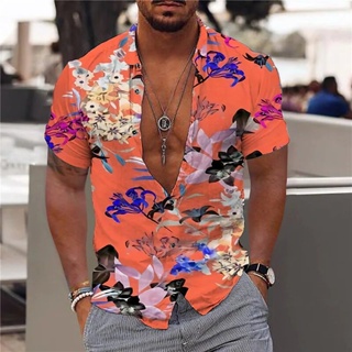 Camisas Florales Para Hombres Impresi n 3d Para Hombre Camisa De