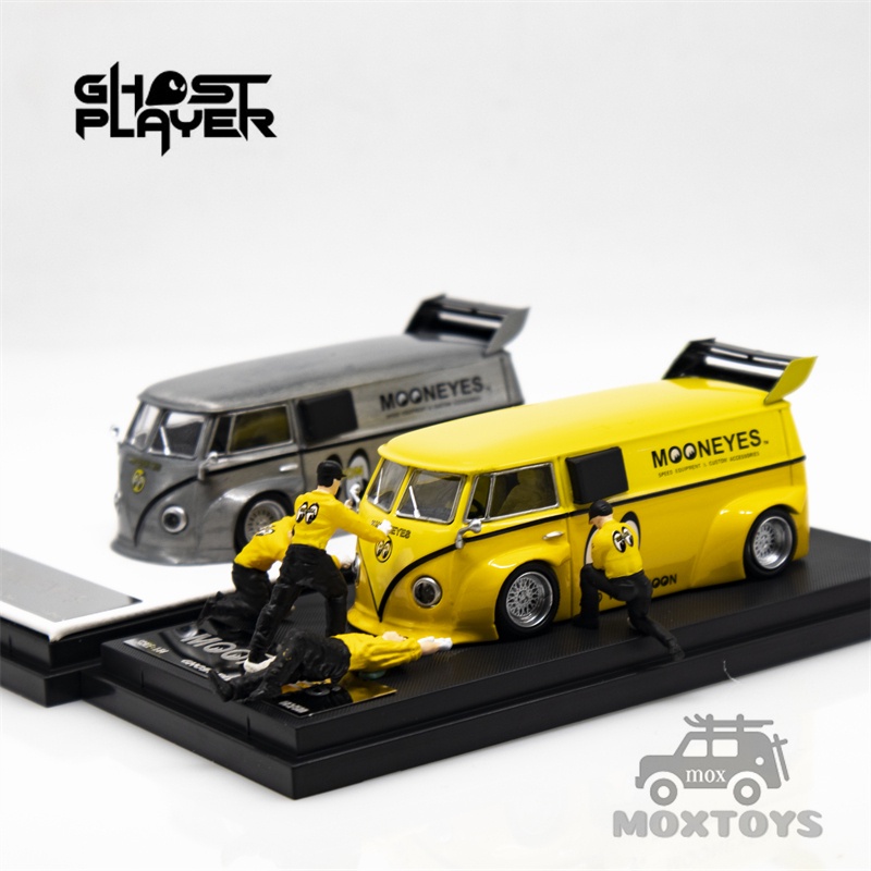 Ghost Player 1 : 64 VW T1 Van x MOONEYES Modelo De Coche A Presión