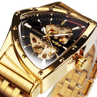 Reloj esqueleto de oro para hombres Relojes automáticos Hombre 2023 Reloj  mecánico deportivo de lujo Acero inoxidable Relogio