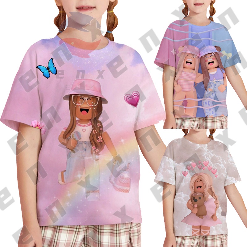 Polera roblox niña hot sale