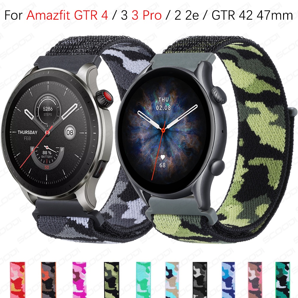 Correa de cuero genuino para reloj inteligente Amazfit GTR 4/3/2