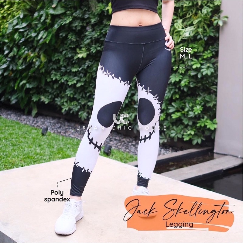 Jack skeleton leggings best sale