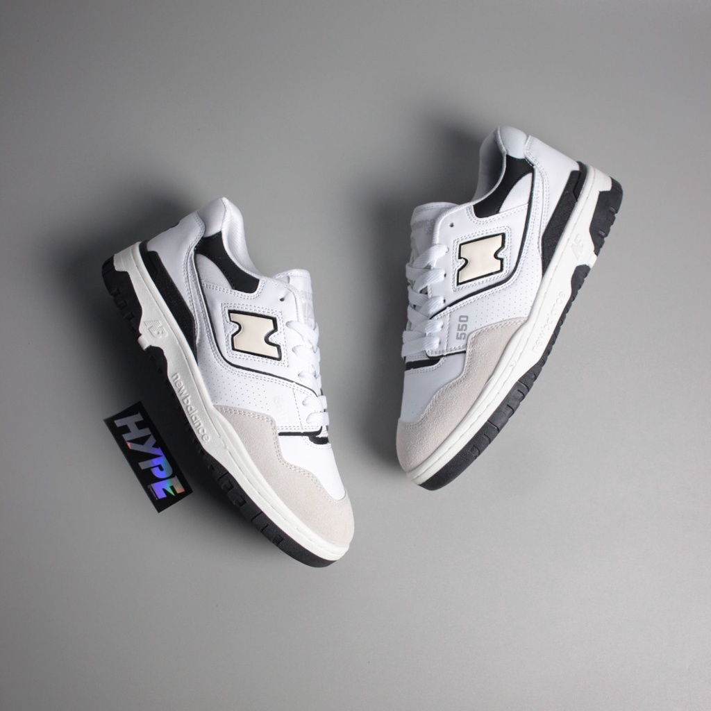 New balance blanco outlet y negro