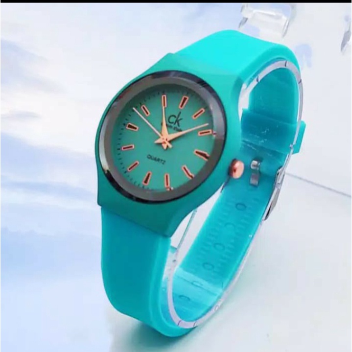 Relojes de goma para mujer relojes de mujer impermeables Shopee