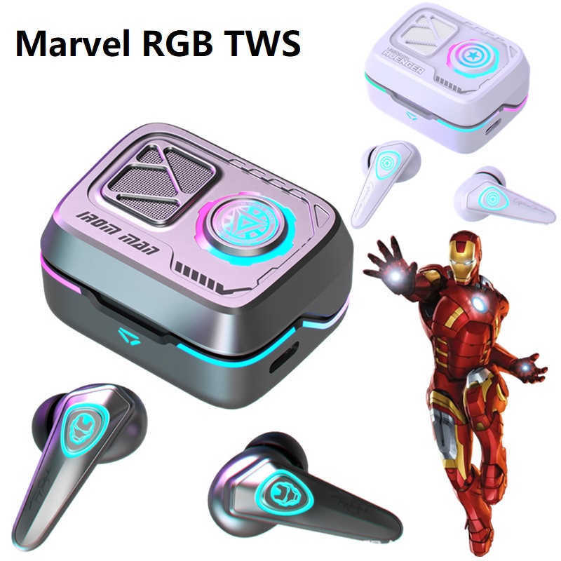 Marvel Avengers TWS Auriculares Bluetooth Iron Man Audifonos Aud fonos Bluetooth Inal mbricos Gamer Con Micr fono