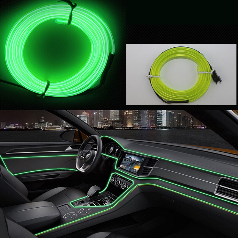 Rgb Luz Interior Coche Auto Lámpara Decoración Usb Tiras Led