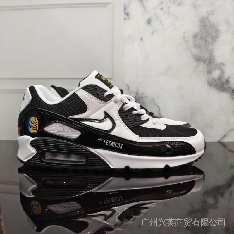 Nike 90 Negro Blanco/The | Shopee Colombia