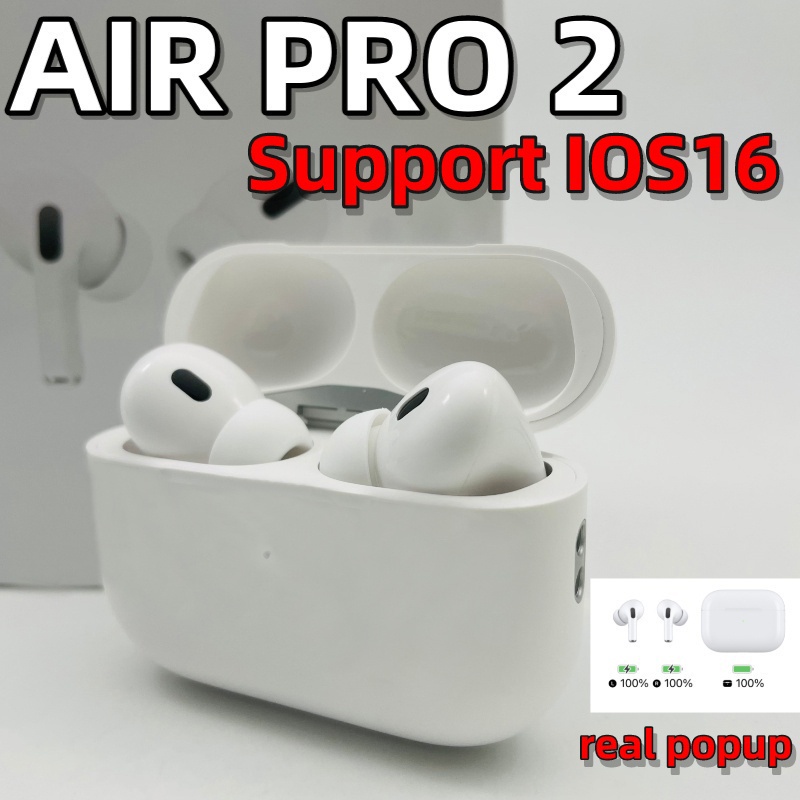 AirPods Pro 2 Generación TWS Plus Auriculares Bluetooth Inalámbricos 14  Soporte IOS16