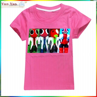 Camisa Camiseta Rainbow Friends Roblox Rosa