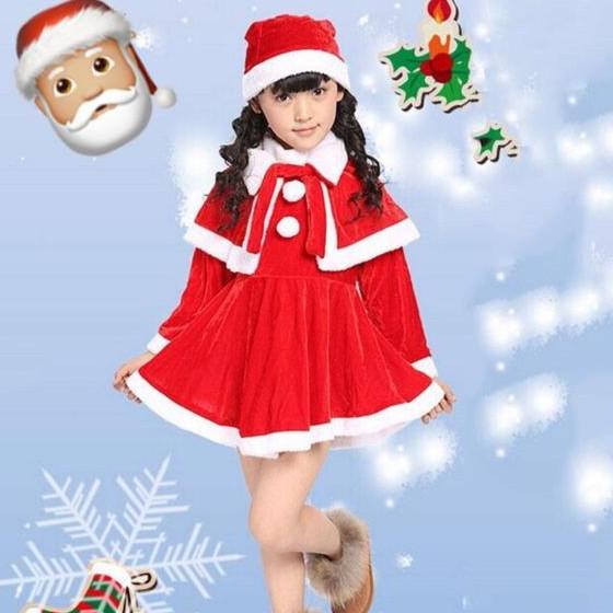 Vestido papa noel niña sale