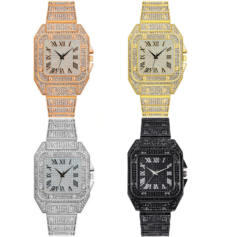 Reloj de diamantes falso hotsell