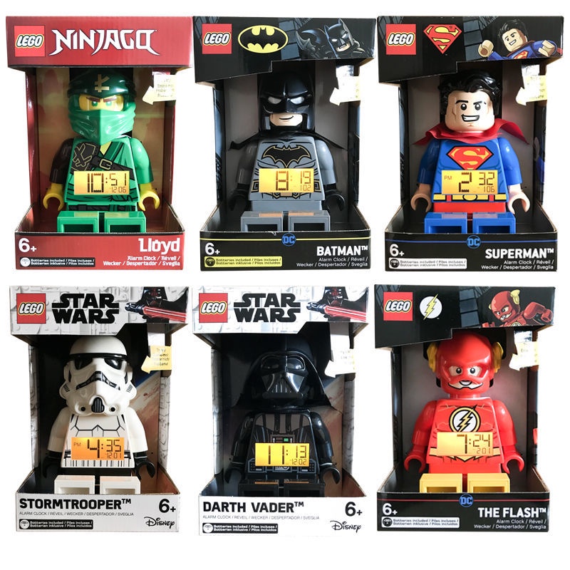 Vip Lego Reloj Despertador Creativo Batman Verde Ninja Star Wars Soldado Blanco Reloj Electronico Juguetes Para Ninos Shopee Colombia