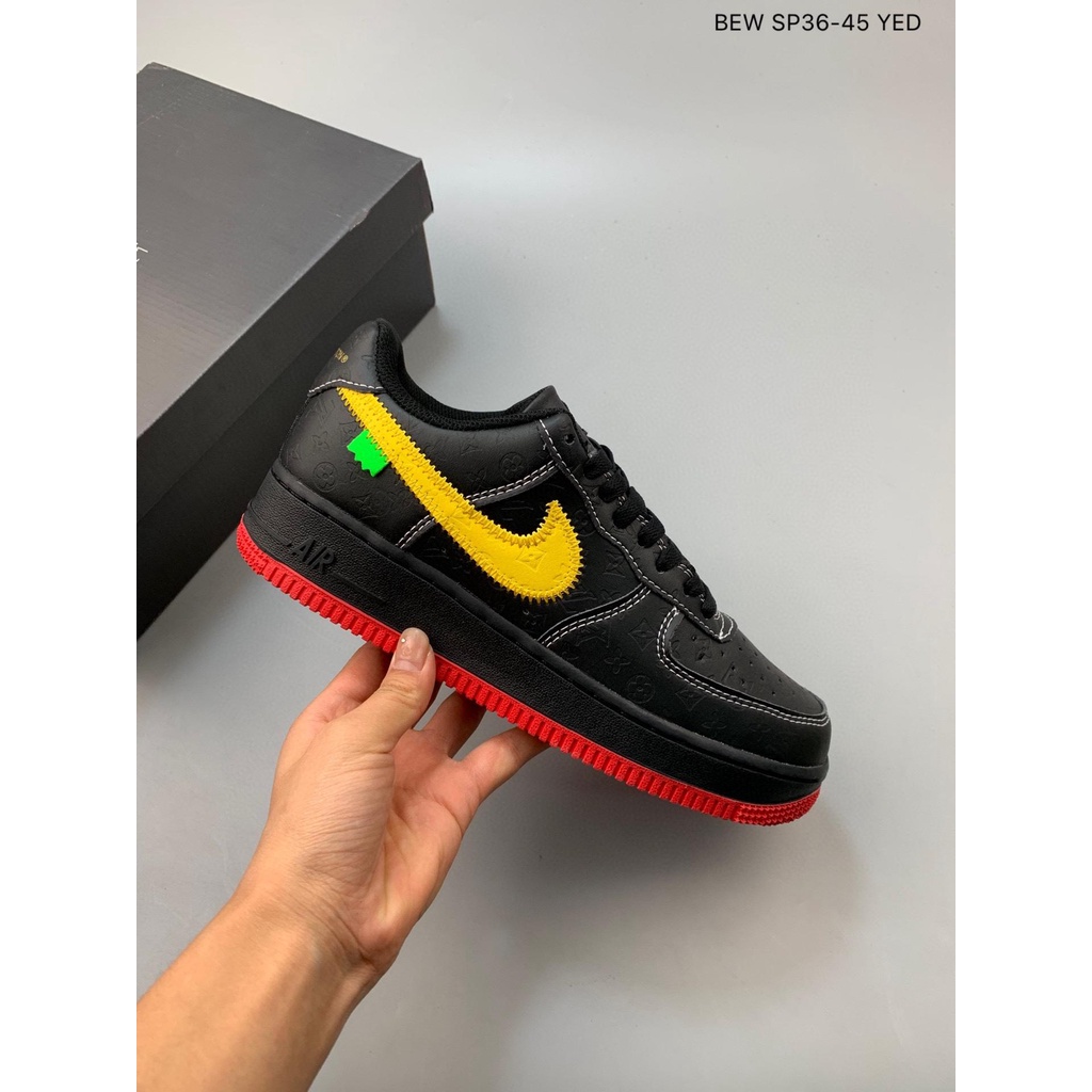 original LV x Nike Air Force 1 Low Joint Zapatos De Hombre Mujer Zapatillas  De Tenis Para Hombres Deportivas Casuales De Baja Parte Superior 580  Artículo No . : 1A9VD7