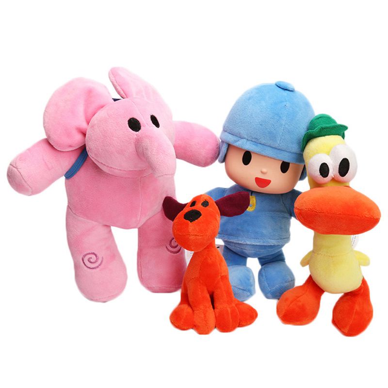 Nuevo Anime Regalo De Navidad Pocoyo Elly Pato Loula Peluche Suave Figura  Juguete Muñeca Niño