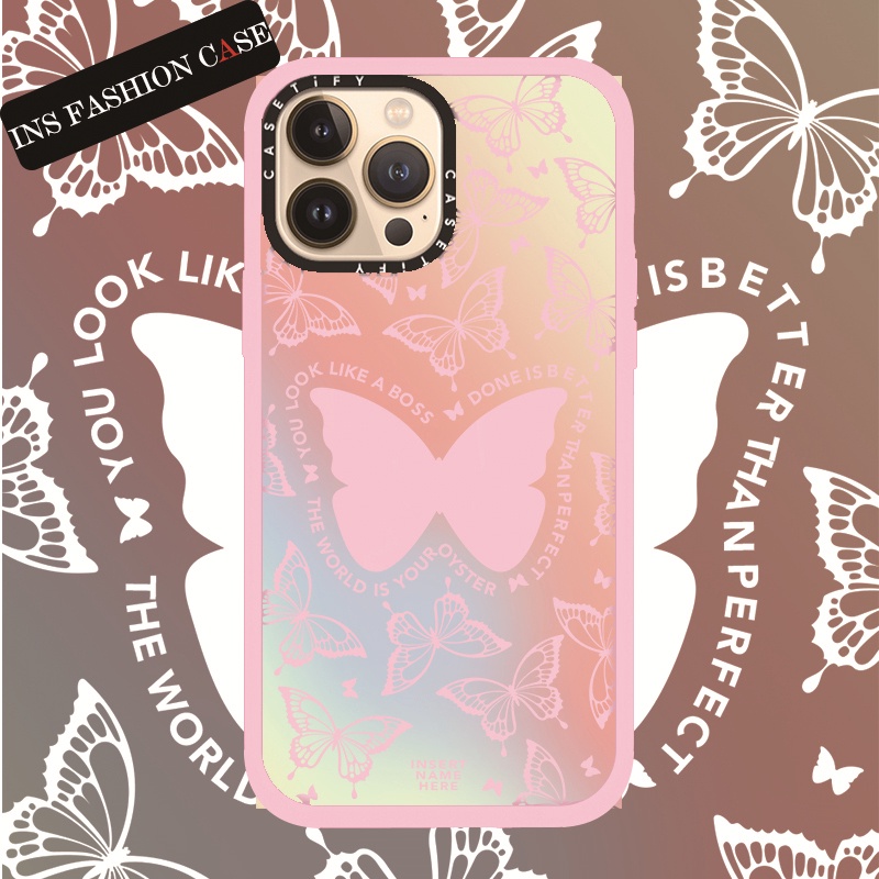 Funda Para iPhone 11 Pro Max-transparente Con Mariposas L