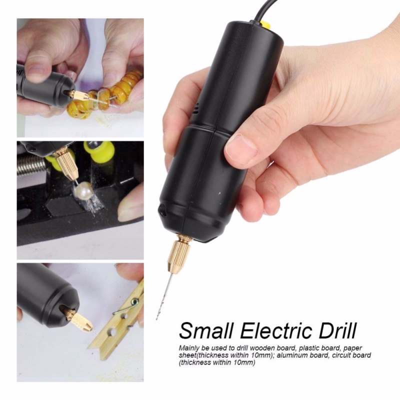 Mini Taladro Inalámbrico Recargable Con 8 Brocas - 3 Velocidades, Ideal Para Joyería De Resina Y Madera