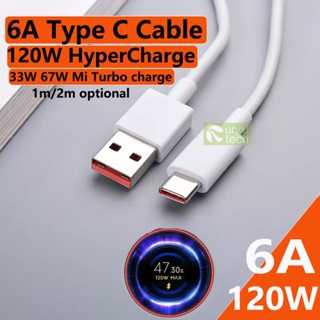 67W Cargador Rápido con 6A USB C Cable 1M para Mi Turbo Charge