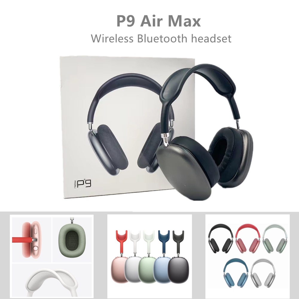 Auriculares Inalambricos con Funda Pro MAX P9, Bluetooth 5.0