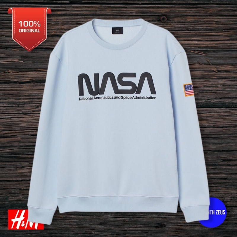 Sudadera nasa h&m online blanca