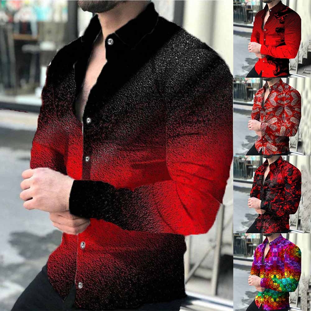 Camisa de botones cheap roja