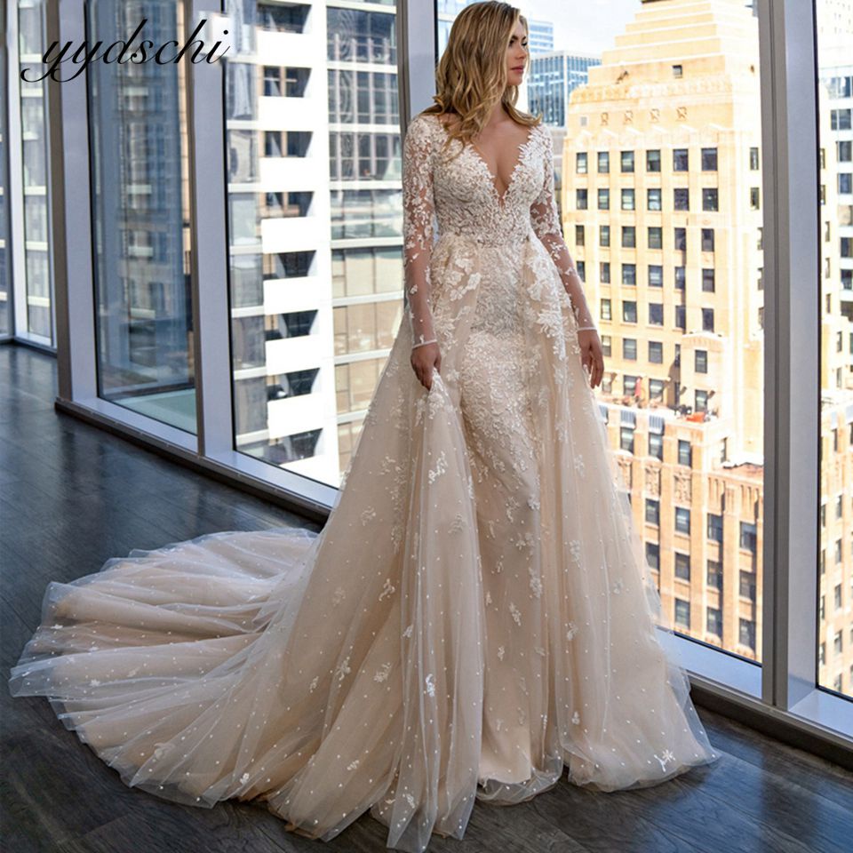 Vestidos de novia discount elegantes corte sirena