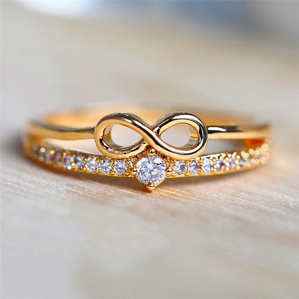 Anillo De Dedo En Forma De Arco De Plata De Ley 925 Para Mujeres Signo Infinito Anillos De Circonio Cubico Accesorios De Moda Joyeria De Fiesta Diaria Shopee Colombia