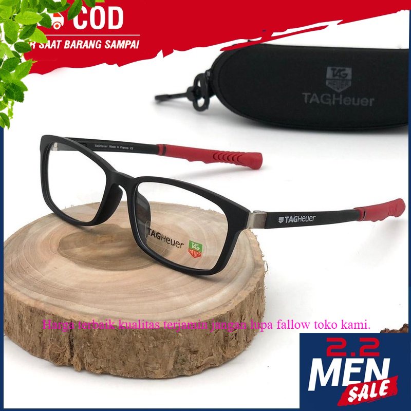 Tag HEUER gafas marco deportivo hombres mujeres gafas menos lectura BLURAY Shopee Colombia