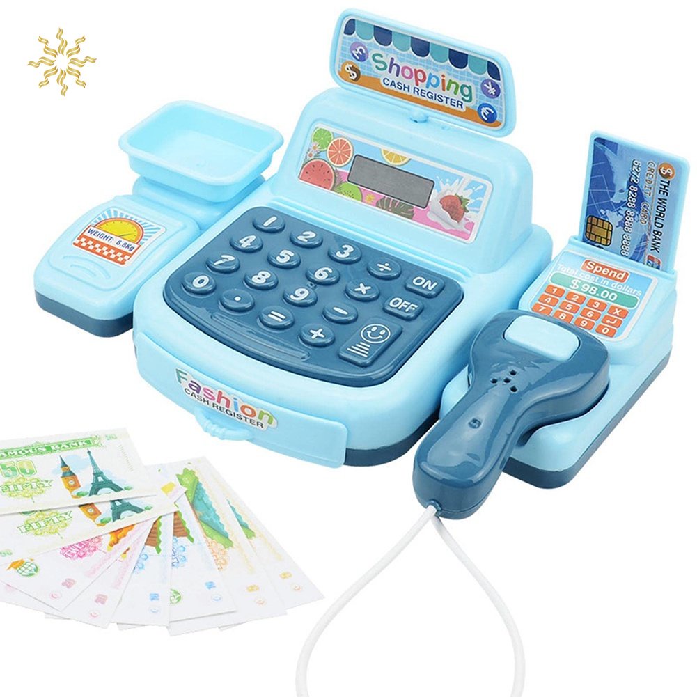 Caja Registradora Juguete Para Ninos Con Escaner Calculadora Real Con Sonidos Juego De Rol Shopkeeper Juegos De Comerciantes Juguetes Regalo Ninas 3 De Navidad SHT Shopee Colombia