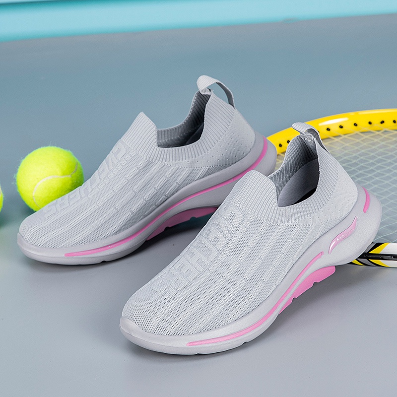 Tenis De Correr Para Mujer, Modernos Con Cordones, Zapatos De Tenis Para Caminar, Transpirables, Ligeros, Para El Trabajo En Interiores Y Exteriores, Beige, 7 Ancho