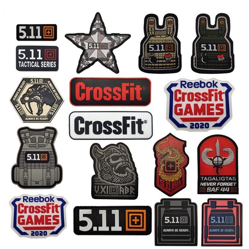 Parche Crossfit Game Con Velcro Parche Bordado