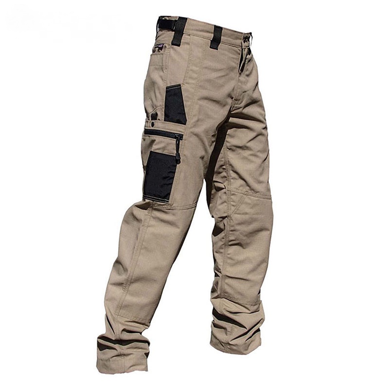 Pantalones De Carga Para Hombre Multi Bolsillos Trabajo Casuales Tácticos  Ropa Exterior Ejército Recto Otoño Invierno Nuevos