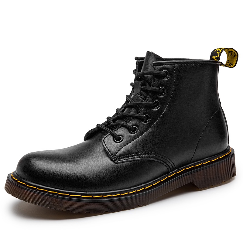 Dr.Martens Talla Grande 35 48 Classic New England Dr Martens Martin Botas 6 Agujeros Pareja Generales Hombres Mujer De Moto Cuero Genuino Clasicas De Suela Gruesa Tubo Medio Tobillo Zapatos Casuales D...