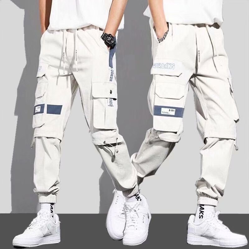 Pantalones casuales para hombre 2022 Nuevos pantalones cargo pantalones  juveniles pantalones de chándal con bolsillos pantalones de jogging de  senderismo