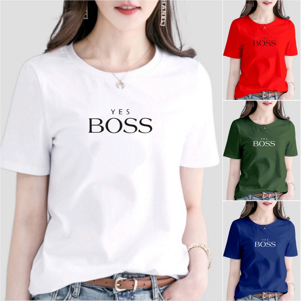 Camiseta mujer Premium Distro si Boss Shopee Colombia