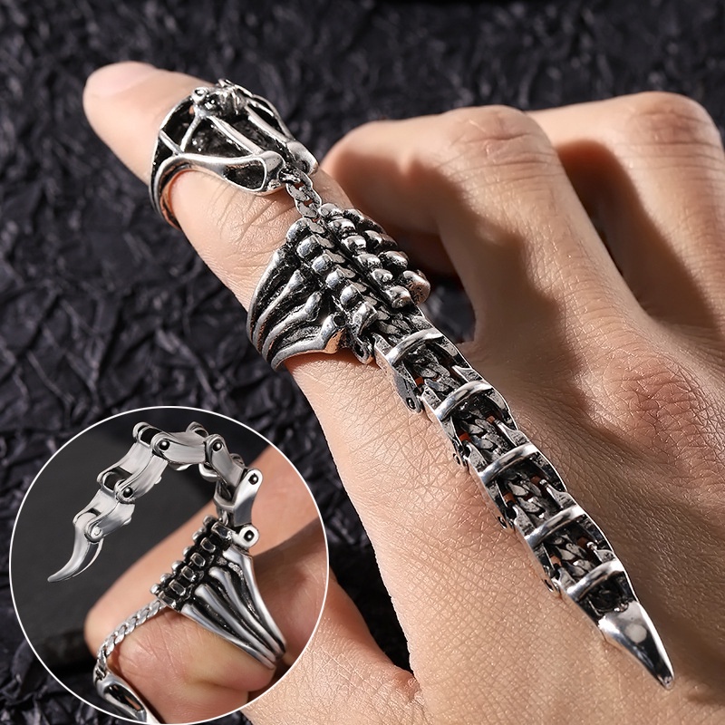 Anillo De Escorpi n Para Hombres Heavy Rock Punk Joint Rings