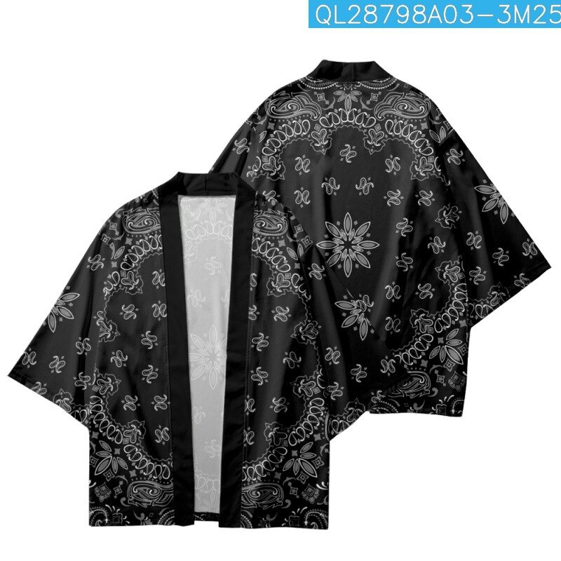 Pijama Kimono Japonés - Algodón Y Lino - Conjunto Relax Para Hombre