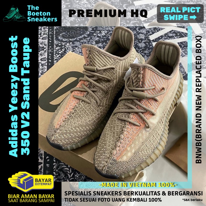 Adidas yeezy boost 350 v2 sand taupe Zapatillas De Deporte Para Hombre Importadas Moda Shopee Colombia