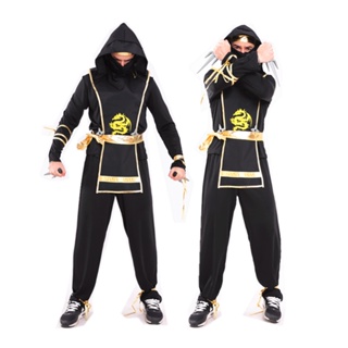 Spooktacular Creations Disfraz de ninja de lujo para hombre para