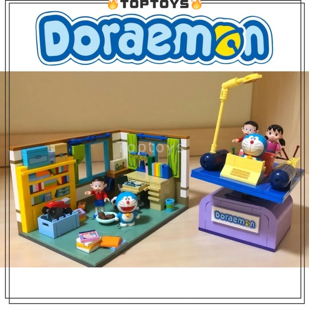 TOPTOYS] Doraemon Nobita Habitación Más Máquina Del Tiempo Animación De Dibujos  Animados Pequeña Serie De Escenas Bloques De Construcción Modelo Creativo  Juguetes Regalos | Shopee Colombia