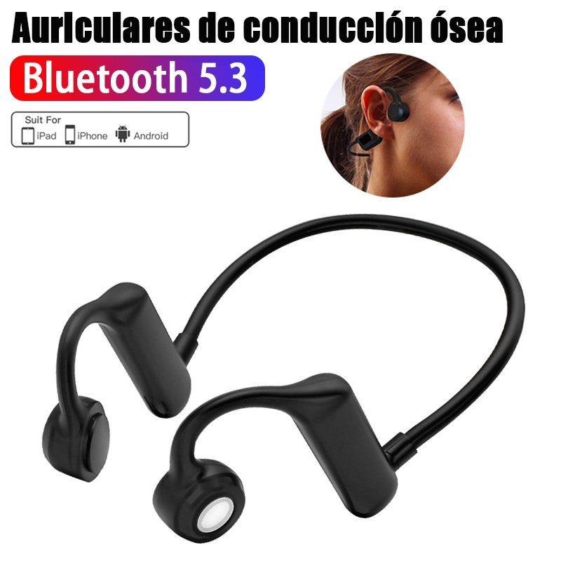 Auriculares Inalámbricos Bluetooth 5.0 De Conducción Ósea Que No Protegen  La Reducción De Ruido Del Oído IPX5 Impermeables Deportivos Con Micrófono  Para Conducir Para iPhone Xiaomi