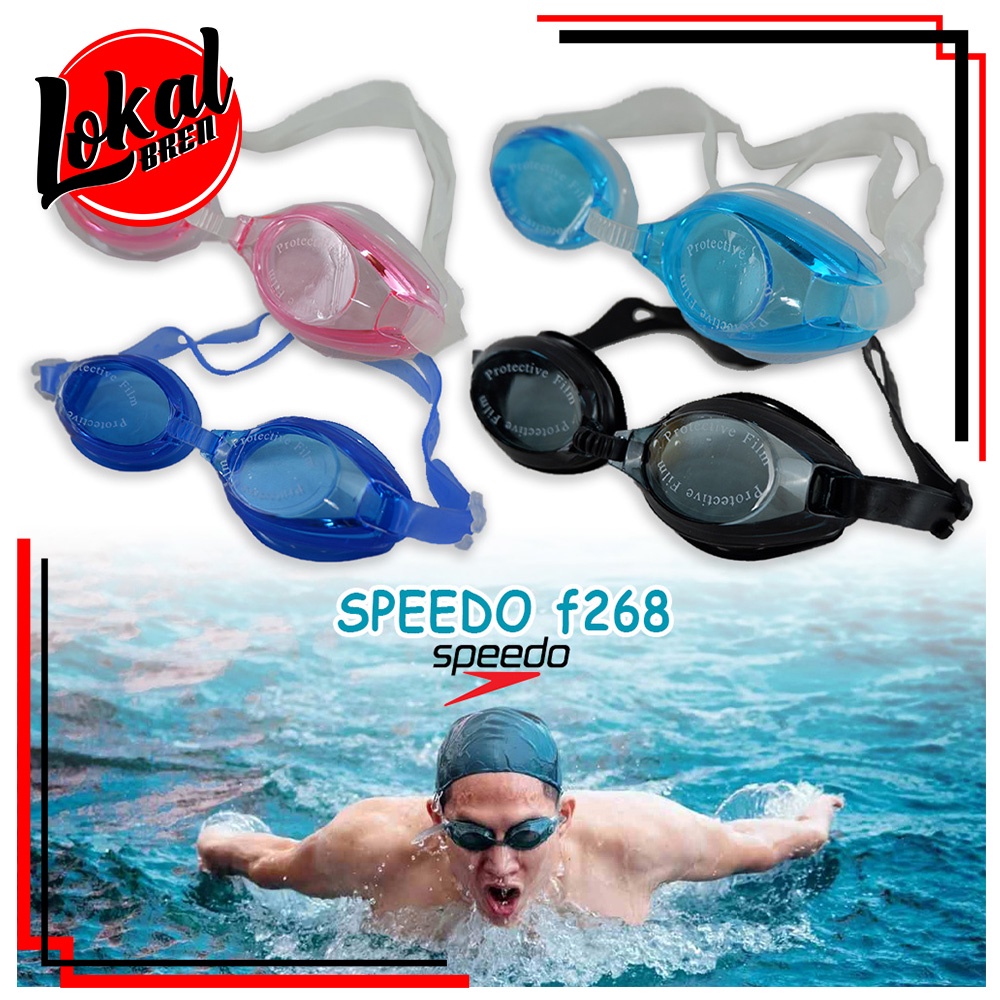 Speedo - Gafas de natación unisex para adultos