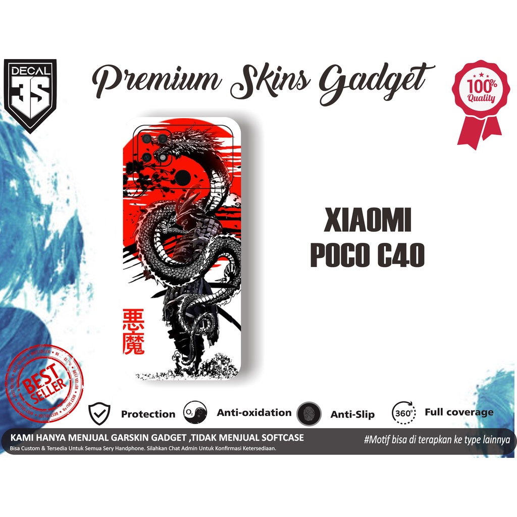 Garskin PREMIUM XIOMI POCO C40 gratis personalizado puede pagar en el lugar  | Shopee Colombia