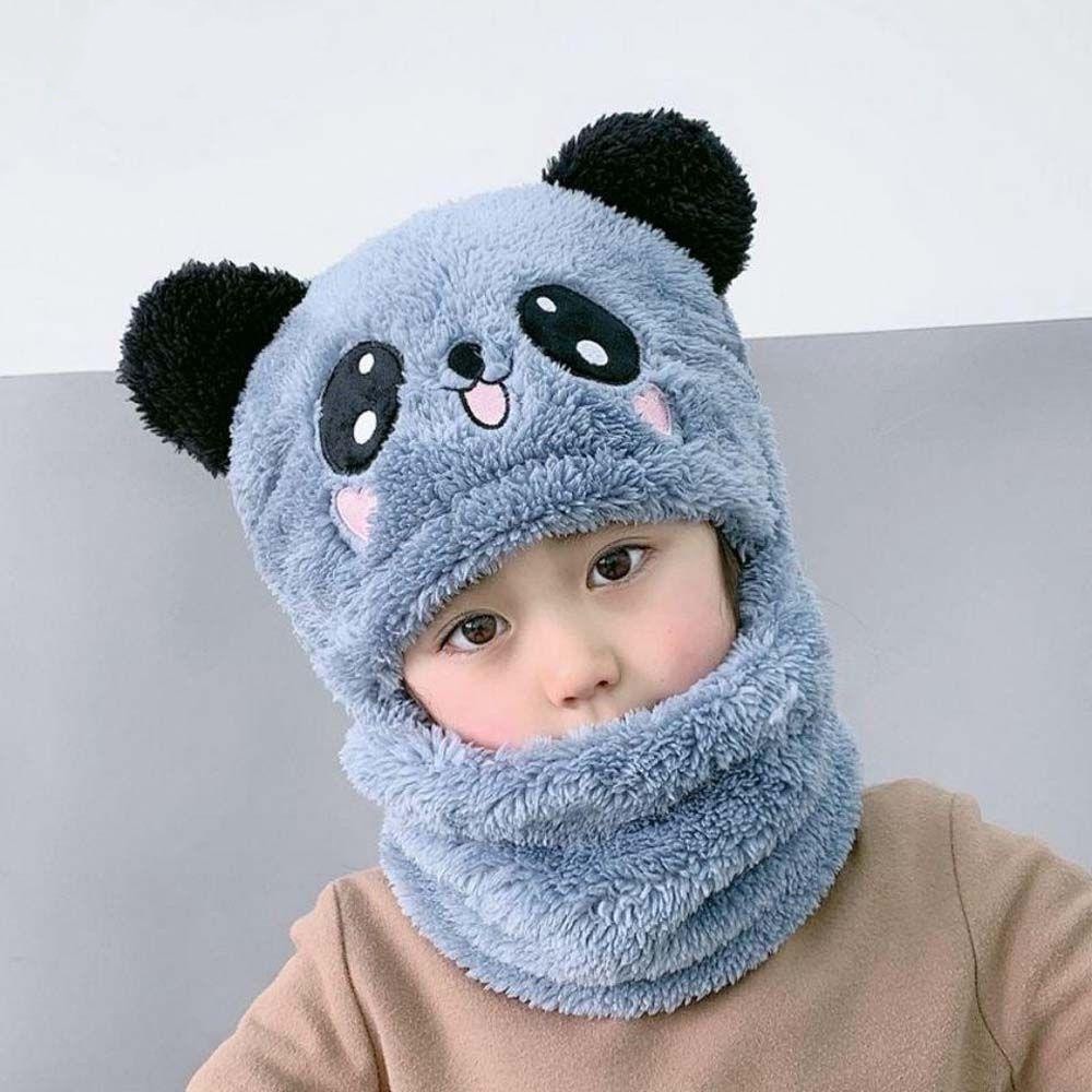 Hermosas Gorritas de panda para niños Lindos Gorros De Lana De Invierno Para Niños Pequeños  main image 2